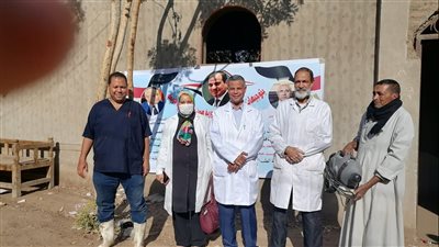  علاج وإجراء عمليات لـ 1116 حيوان بالحملة القومية للقوافل البيطرية بالأقصر (صور)