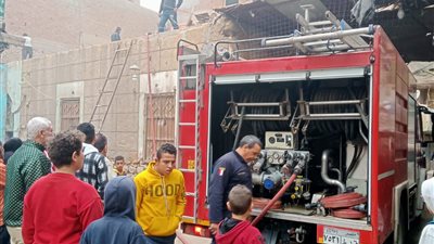 السيطرة على حريق شب في مسجد ببهتيم بشبرا الخيمة