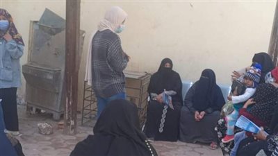 الكشف على 942 حالة خلال قافلة طبية مجانية بمركز الوقف ضمن حياة كريمة