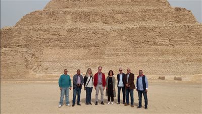 سفير دولة السويد بمصر يزور منطقة آثار سقارة 