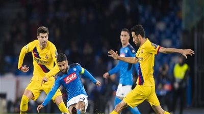 مجانًا.. 6 قنوات مفتوحة تنقل موقعة نابولي وبرشلونة Napoli Vs Barcelona