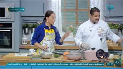 شاهد.. بسمة وهبة تطبخ 