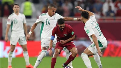 أهداف مباراة الجزائر وقطر في نصف نهائي كأس قطر.. تأهل محاربي الصحراء للنهائي