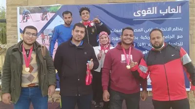 جامعة بنها تحصد 10 ميداليات في بطولة الجامعات المصرية لألعاب القوى
