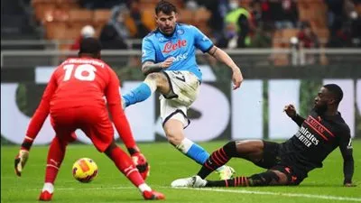 أهداف مباراة ميلان ونابولي في قمة الدوري الإيطالي