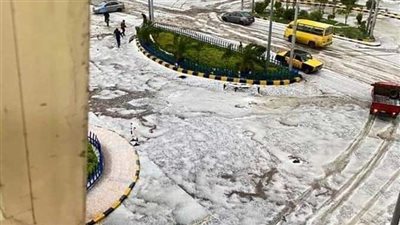الثلوج تغطي شوارع الإسكندرية.. والمحافظة ترفع درجة الاستعداد القصوى (فيديو وصور) 