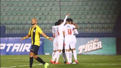 أوناجم يعزز تقدم الزمالك بهدف ثاني في مرمى المقاولون 
