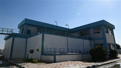 الرئيس السيسي يفتتح توسعات محطة مياه دشنا في قنا