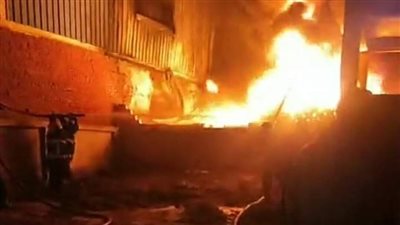 عاجل.. اندلاع حريق هائل بجوار محطة مترو المرج