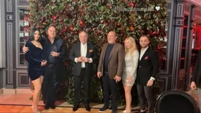 هكذا هيفاء وهبي تحتفل بخطوبة شقيقتها في بيروت