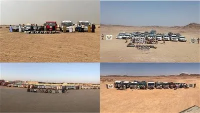 عاجل.. قوات حرس الحدود تضبط طائرتين دون طيار وأسلحة فى شهر