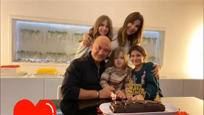  نانسي عجرم تحتفل بعيد ميلاد زوجها