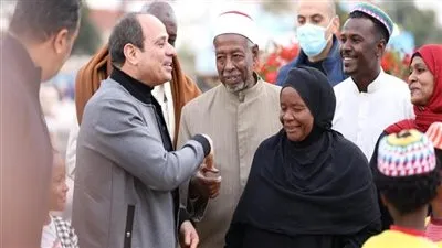 أحد مشايخ غرب سهيل: أهالي النوبة يحبون الرئيس السيسي 