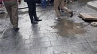 حريق في شارع الجمالية الأثري بالقاهرة (صور)