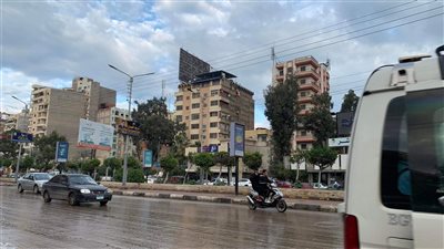 سقوط أمطار على مدينة المنصورة وتعامل فوري من أجهزة محافظة الدقهلية (صور) 