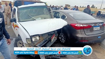عاجل.. إصابة 15 عاملا في حادث تصادم على طريق الإسماعيلية السويس (صور)