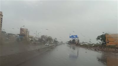 الأمطار تضرب أرجاء محافظة الدقهلية (صور)