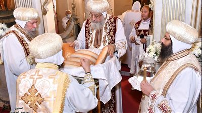 البابا تواضروس يصلي قداس رأس السنة في 