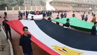 800 طالب يشاركون في اليوم الرياضي بجامعة القاهرة