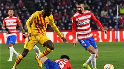 برشلونة يسقط في فخ غرناطة بالدوري الإسباني