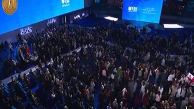 4 مشاهد بارزة من افتتاح منتدى شباب العالم