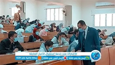 عميد آداب الفيوم يتابع امتحانات الفصل الدراسي الأول بالكلية