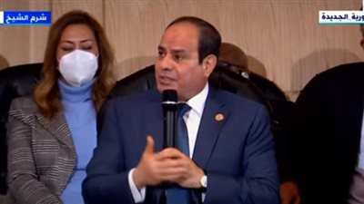 السيسي: إحنا مش بنقول على ضيوفنا لاجئين