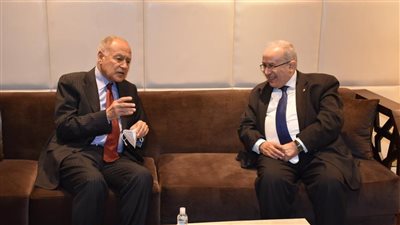 أبو الغيط يبحث الأوضاع العربية مع وزير خارجية الجزائر