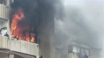 مواطن يشعل النار في شقته بحي الزهور ببورسعيد