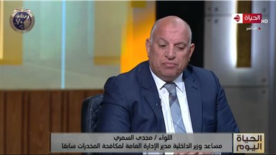 مدير الإدارة العامة لمكافحة المخدرات سابقًا: مصر لا تنتج أي مواد محليًا