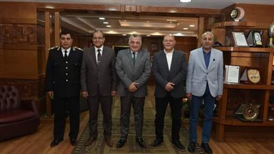 مجلس جامعة سوهاج يهنئ مدير الأمن بمناسبة الذكرى الـ 70 لعيد الشرطة