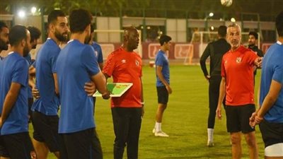 تفاصيل مران الأهلي الختامي قبل مباراة سموحة