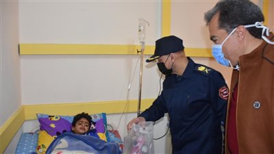 مديرية أمن الشرقية تحتفل بعيد الشرطة مع أطفال مستشفيات جامعة الزقازيق