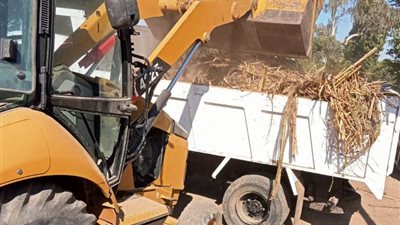 حملة مكبرة بأسوان لإزالة الإشغالات والتعديات على أملاك الدولة (صور)