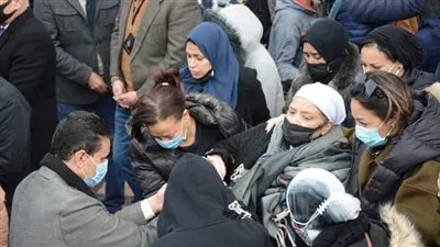 أماني درغام تودع رفيق عمرها بحالة من الحزن الشديد