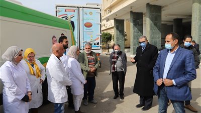 قافلة طبية للكشف على العاملين بوزارة القوى العاملة