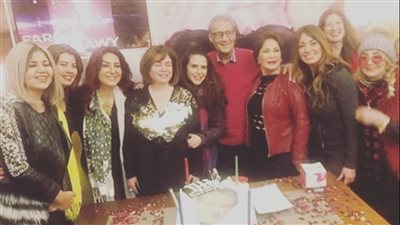 بوسي شلبي تحيي ذكري ميلاد الفنان فاروق الفيشاوي