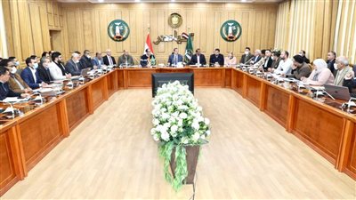 محافظ المنوفية يناقش مستجدات تنفيذ مشروعات 