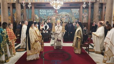 البابا ثيوذوروس الثاني يرسم أسقفًا جديدًا على 