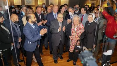 مكتبة الإسكندرية تفتتح معرض محمد حسنين هيكل (صور)