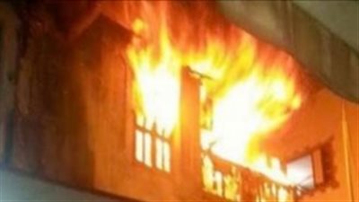 مصرع مسنة إثر اندلاع حريق هائل بعقار سكني بعين شمس