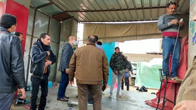 محافظ القليوبية يشن حملة لإزالة التعديات على حرم الطريق الزراعي