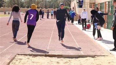 جامعة الوادى الجديد تعلن نتأئج مسابقات ألعاب القوى بمهرجان ألعاب جامعات الجنوب 