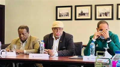 الاجتماع الفني الخاص بمباراة نادي بيراميدز وأهلي طرابلس