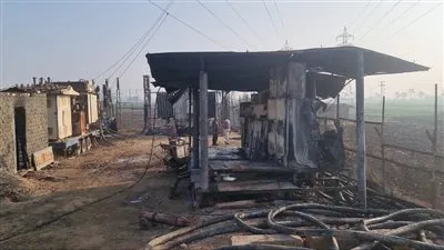 بـ خسائر 25 مليون جنيه.. حريق يلتهم محطة كهرباء شندويل بسوهاج