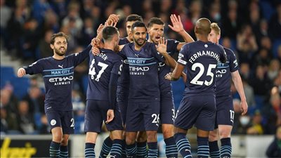 مانشستر سيتي يكتسح سبورتيج لشبونة بخماسية نظيفة في ذهاب دور الـ 16 بدوري الأبطال