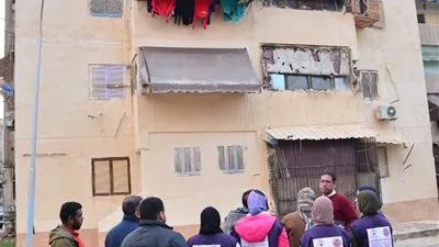 أهالي العمارة المنكوبة يشيدون بجهود المجتمع المدني 