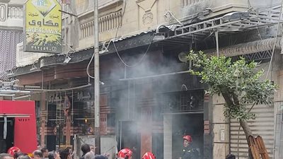 الحماية المدنية تسيطر على حريق مدخنة محل جزارة في الإسكندرية 