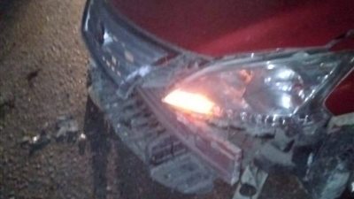 إصابة شخص في سقوط صخرة على سيارة ملاكي بالصحراوي بالإسكندرية 