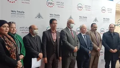 رئيس جامعة بنها يفتتح المقر الجديد لمركز الطبع والنشر والتوزيع